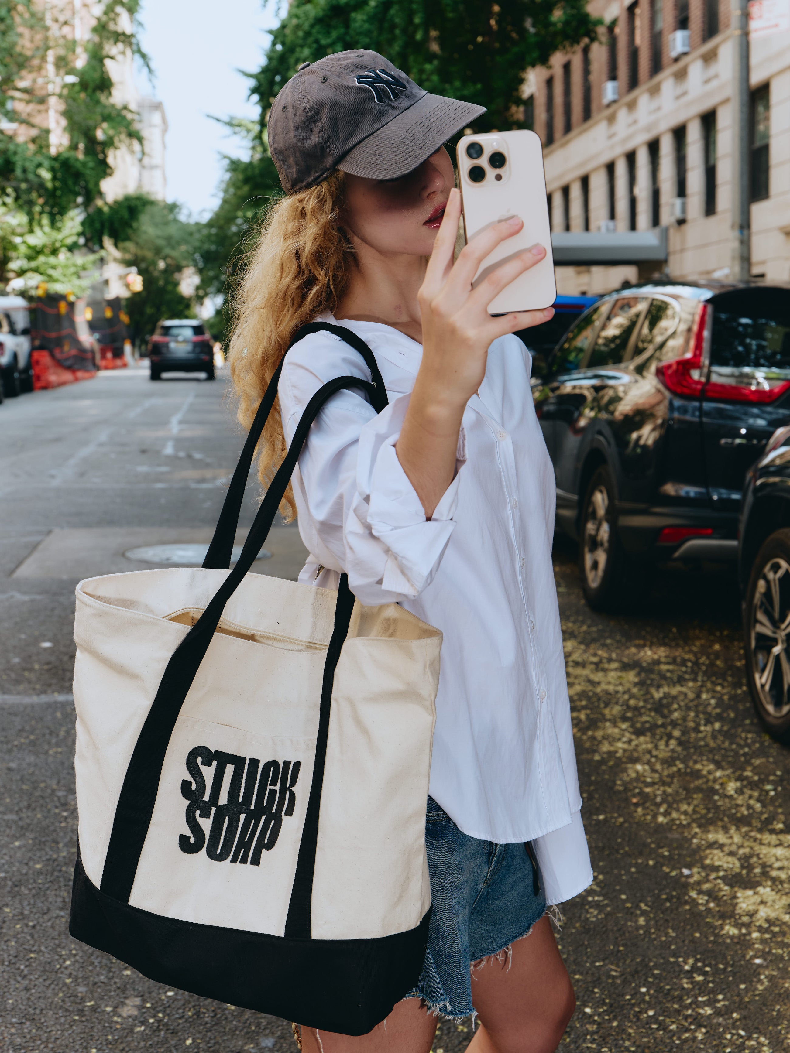 Stuck Soap Canvas Tote (LARGE)