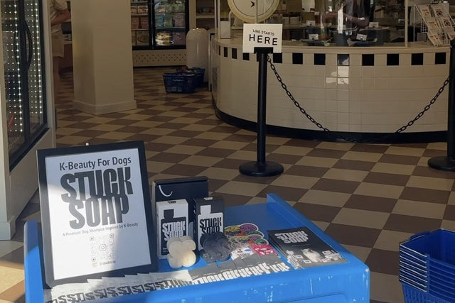 STUCK SOAP display at Pop Up Grocer, New York
