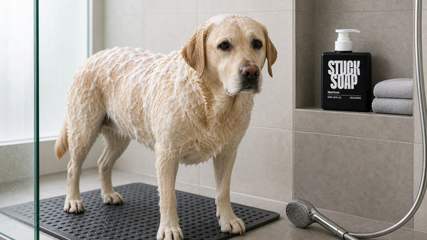 How to Wash a Big Dog Without a Bathtub