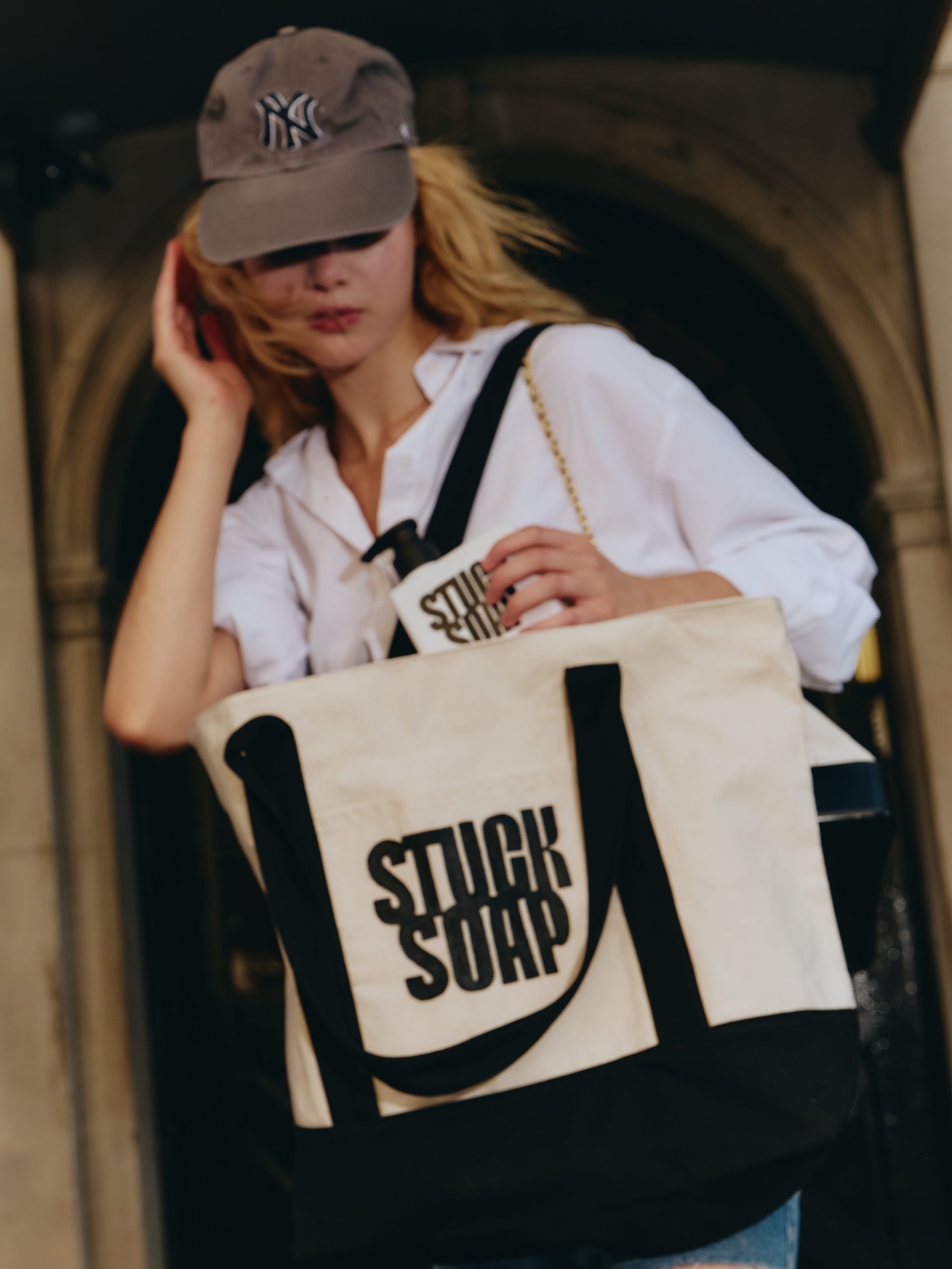 Stuck Soap Canvas Tote (LARGE)