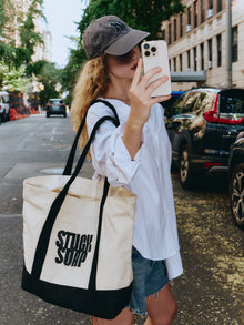 Stuck Soap Canvas Tote (LARGE)