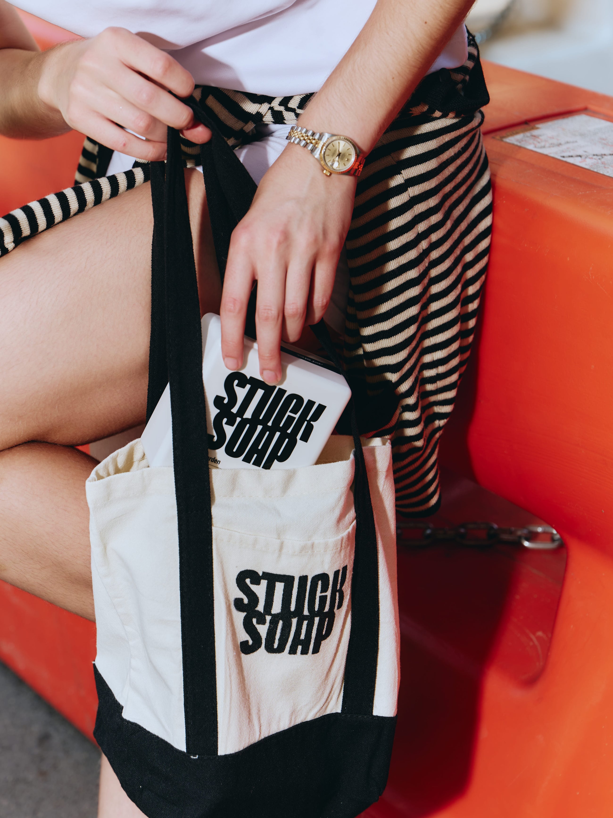Stuck Soap Canvas Tote (SMALL)